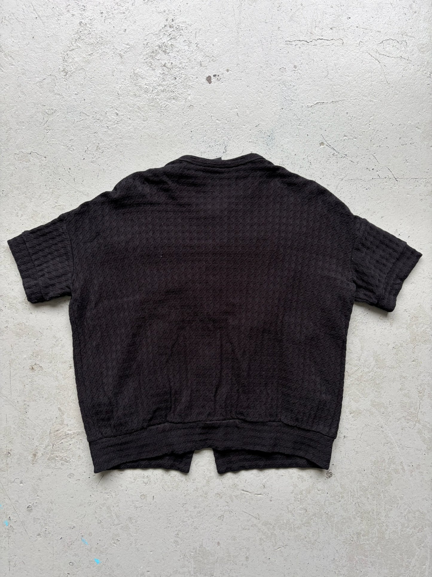 Yohji Yamamoto Y's Black Rope Button Up Shirt (2)