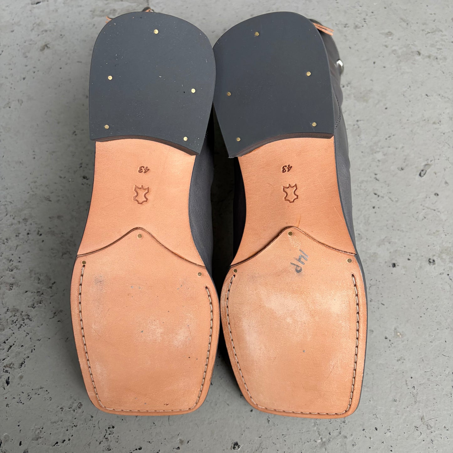 Our Legacy Grey Blunt Boots (43)