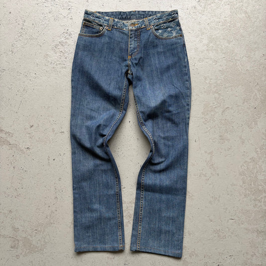 Louis Vuitton FW06 By Marc Jacobs Monogram Bootcut Denim (38)