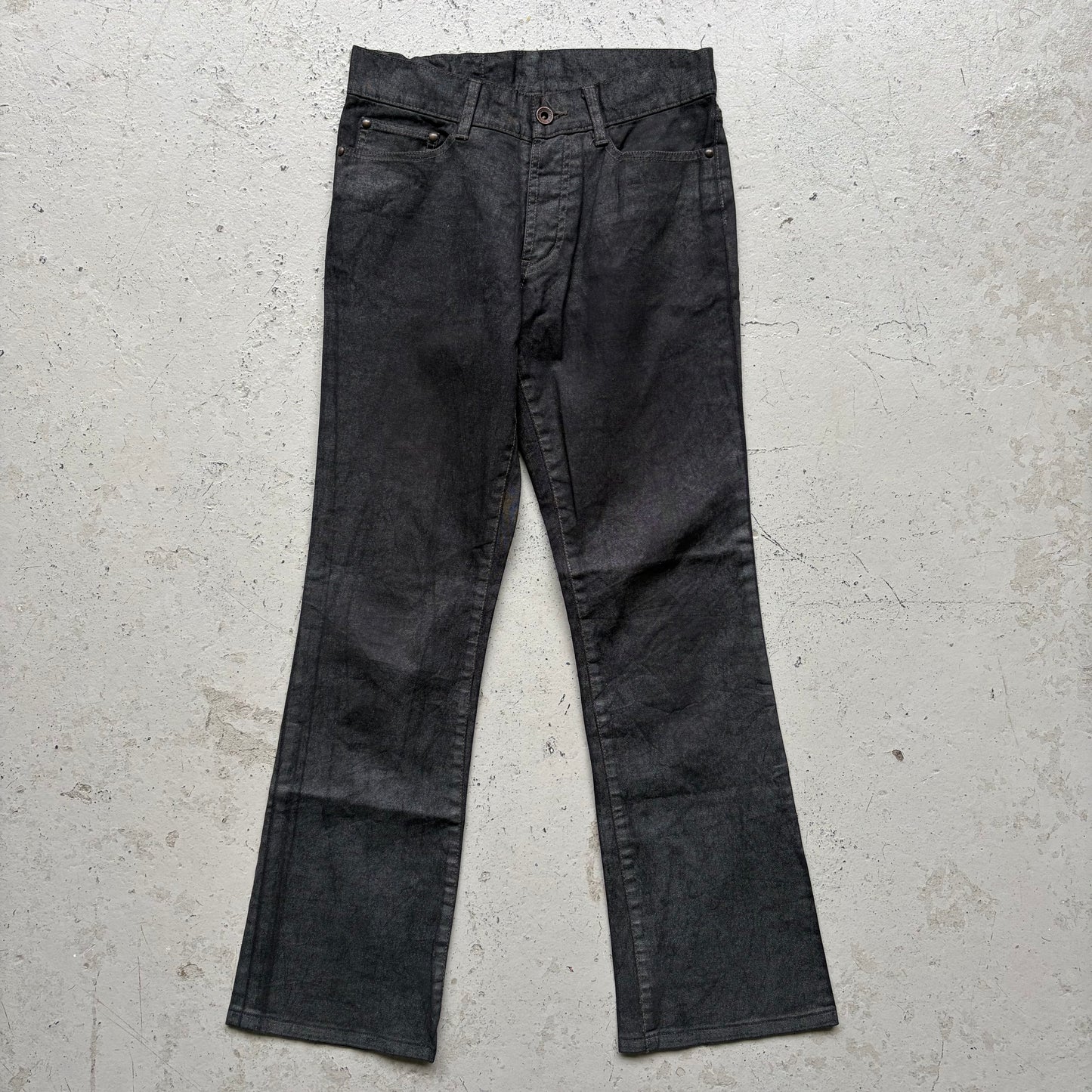 5351 Pour Les Hommes Black Flared Denim (1)