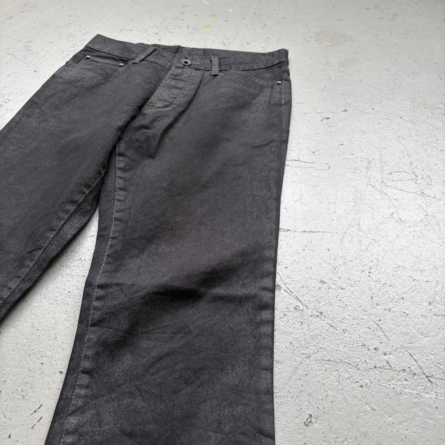 5351 Pour Les Hommes Black Flared Denim (1)