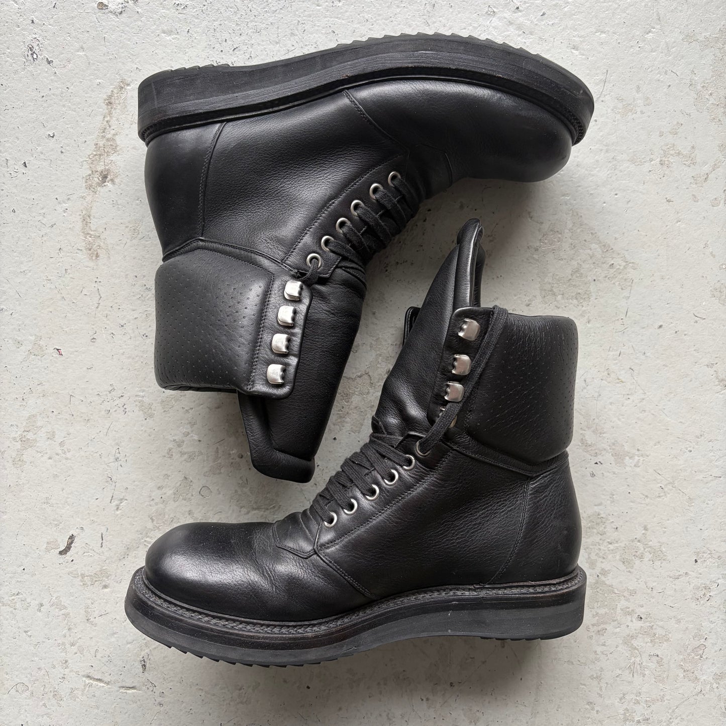 Rick Owens Creeper Hiking Boots (41)
