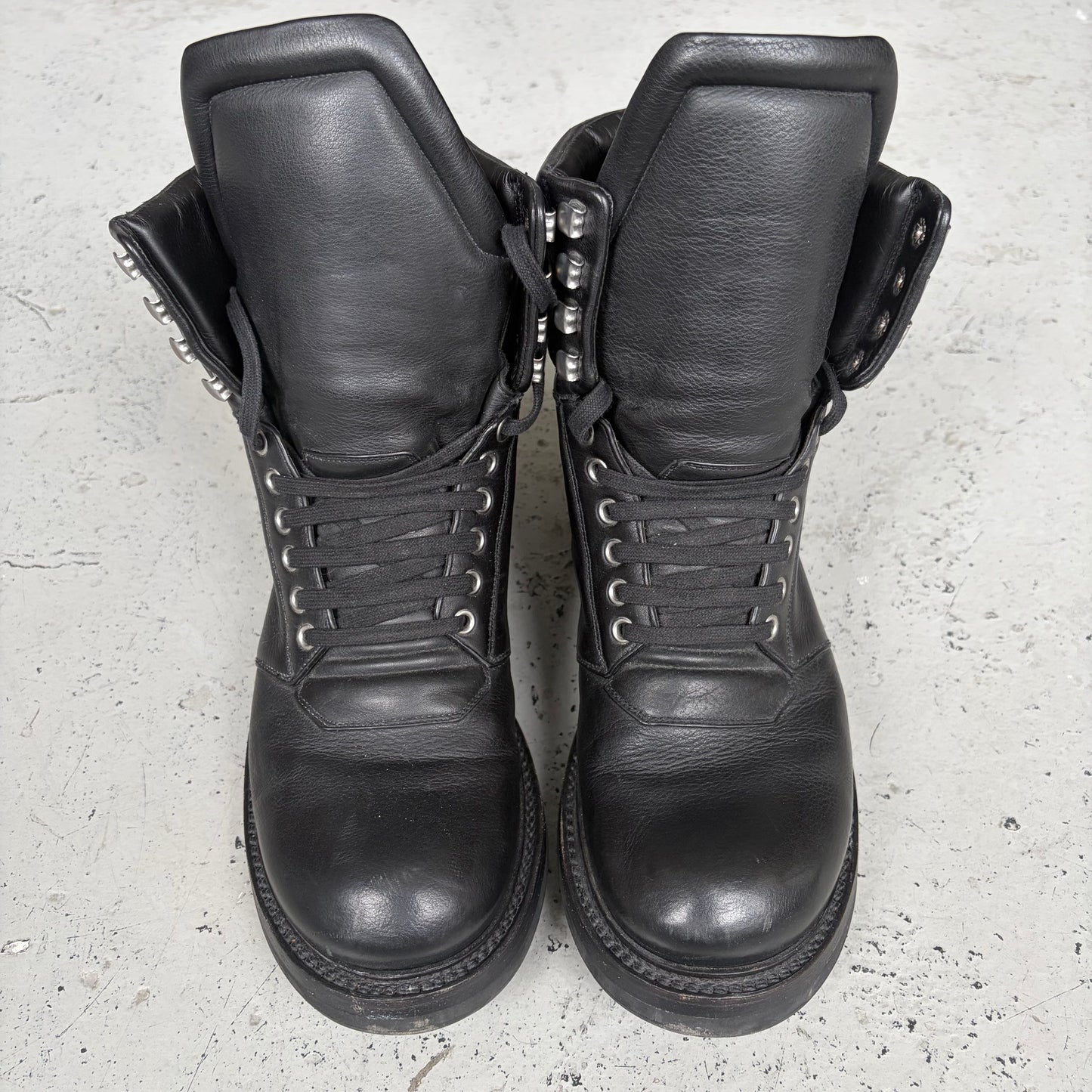 Rick Owens Creeper Hiking Boots (41)