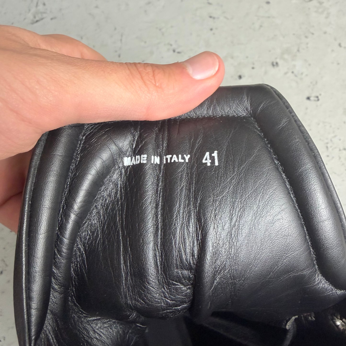 Rick Owens Creeper Hiking Boots (41)