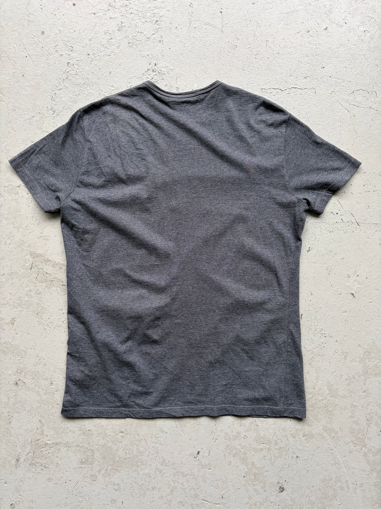 Prada 2009 Studded Grey Short Sleeve Shirt (L)