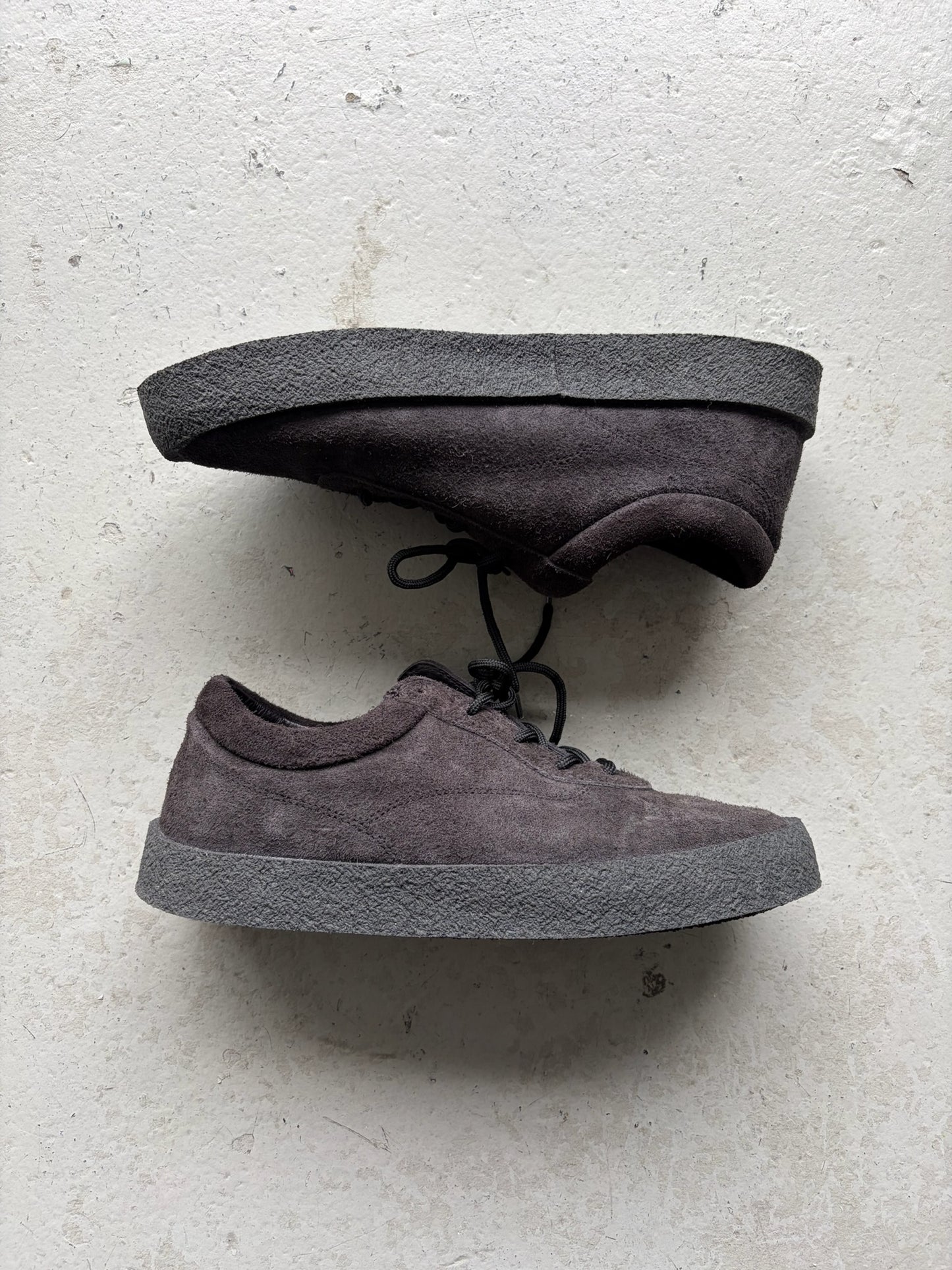 Yeezy Season 6 Thick Shaggy Suede Sneakers (43)
