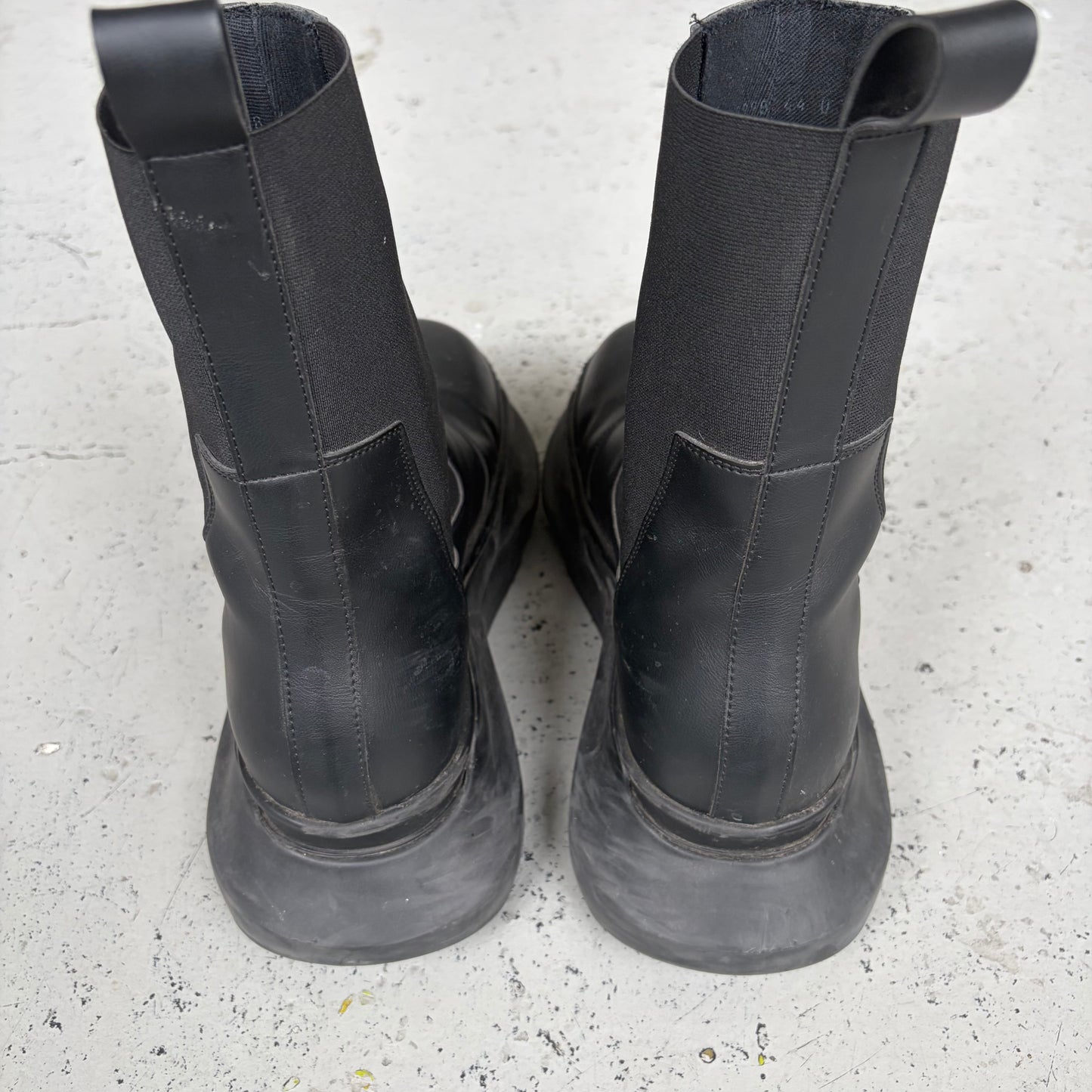 Rick Owens DRKSHDW Chelsea Abstract Beatle Boots (44)