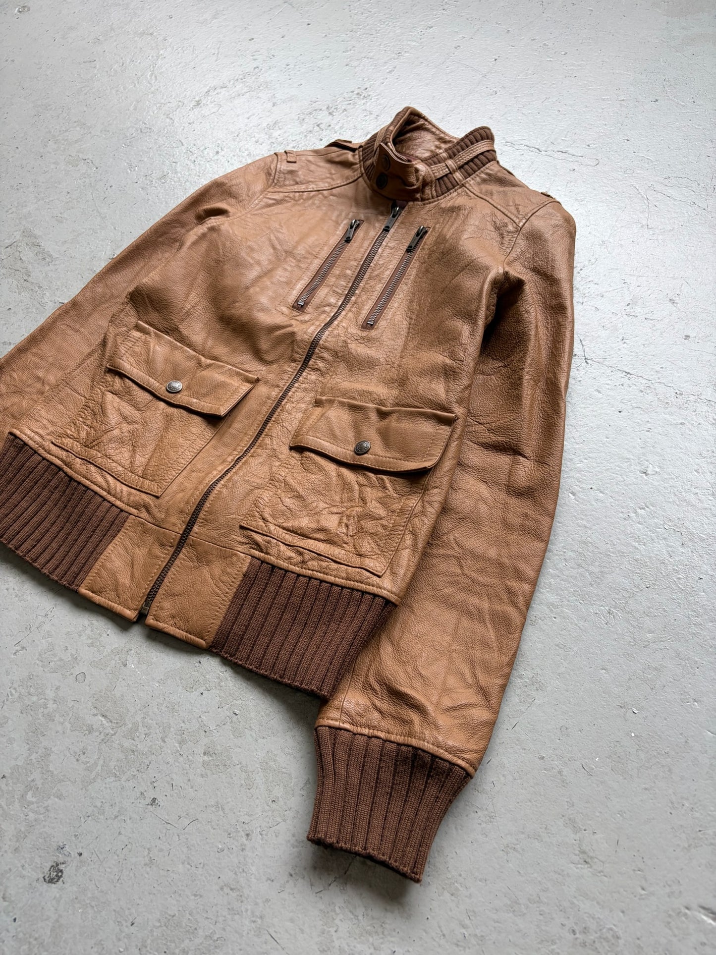 Hysteric Glamour Brown Leather Jacket (FREE)