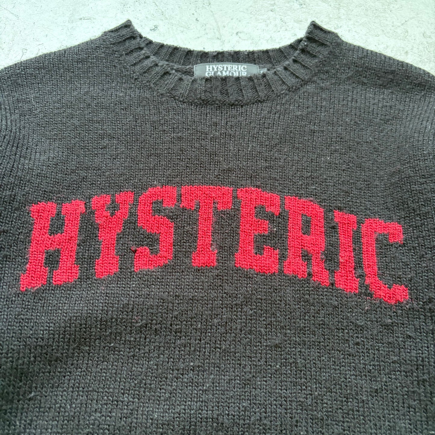 Hysteric Glamour Spellout Sweater  (L)