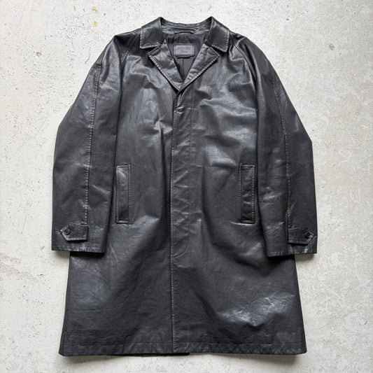 Prada 2022 Calf Leather Long Coat (48)