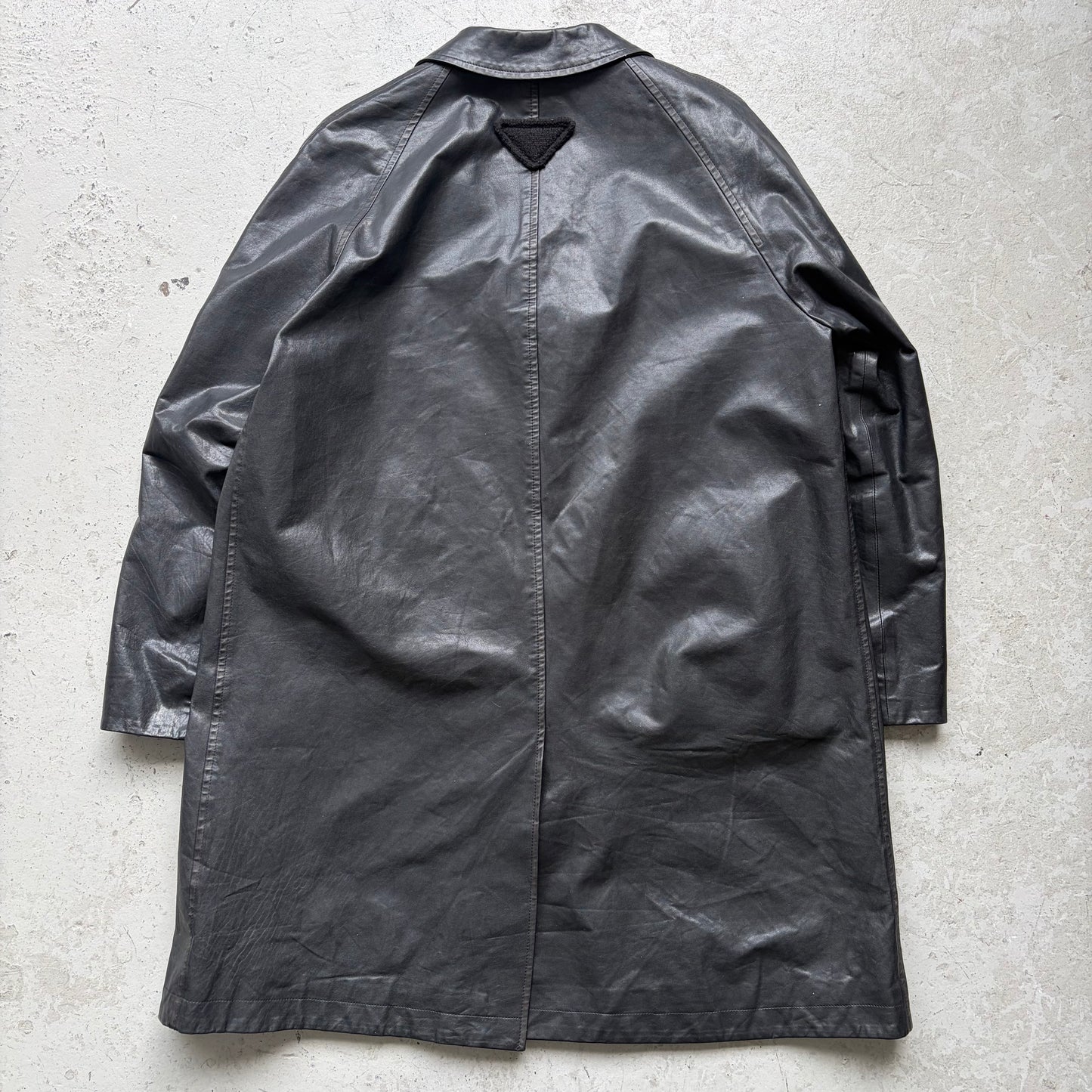 Prada 2022 Calf Leather Long Coat (48)