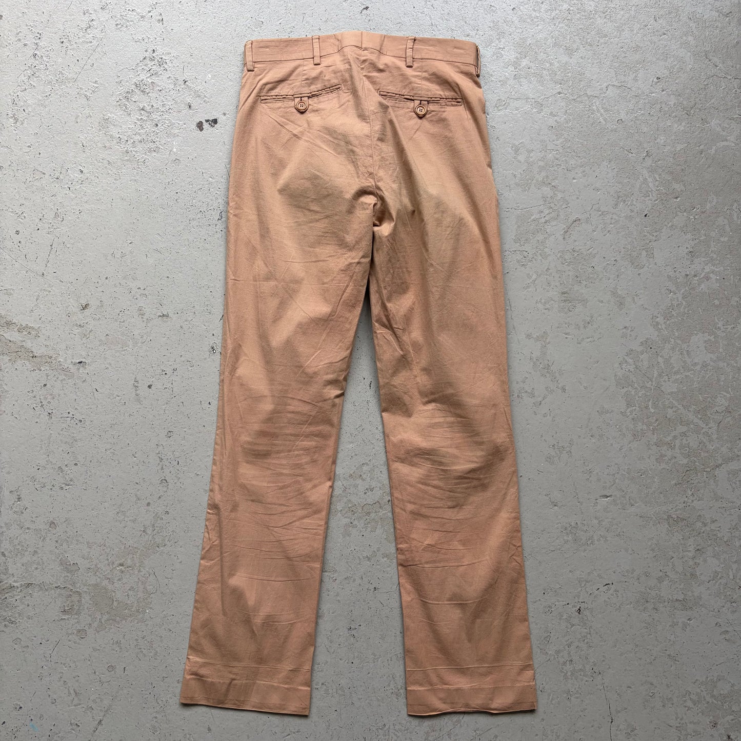 Helmut Lang AW97 Sand Washed Cotton Bootcut Trouser (40)
