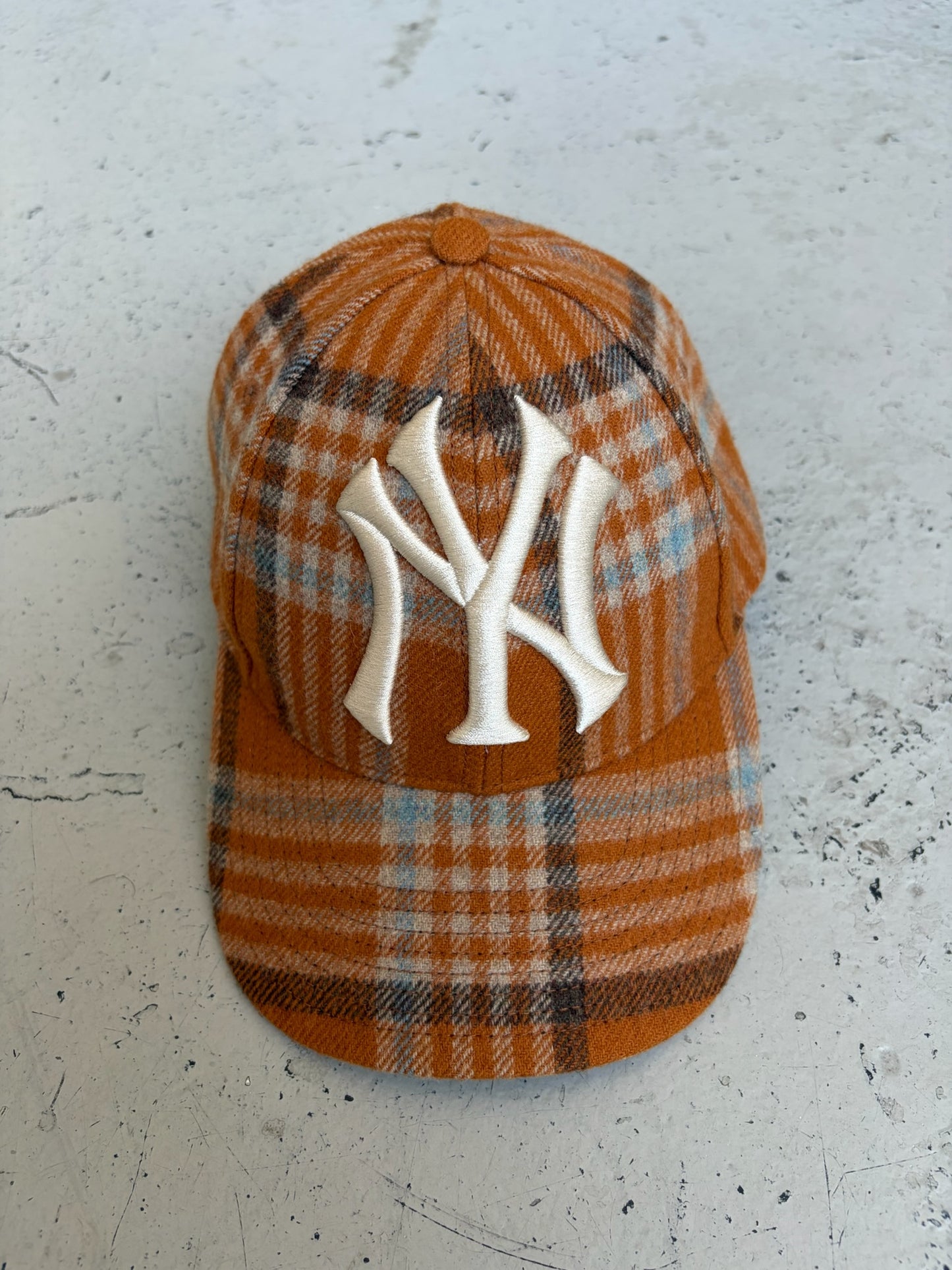 Gucci New York Yankees Plaid Hat (OS)