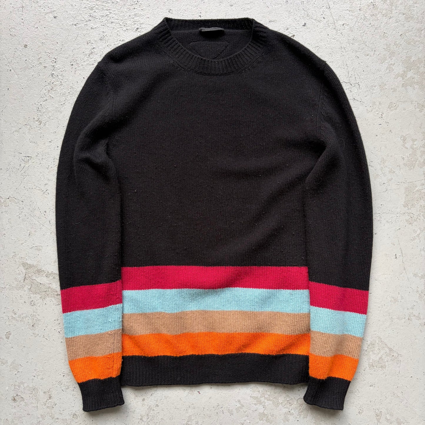 Prada 2022 Multicolor Wool Hoodie (48)