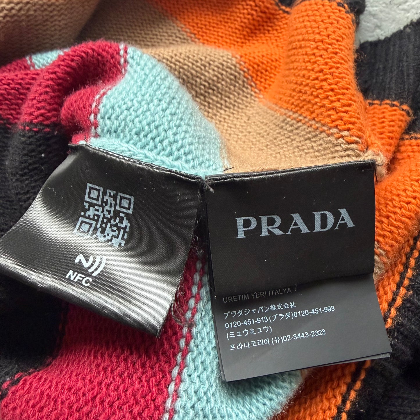 Prada 2022 Multicolor Wool Hoodie (48)