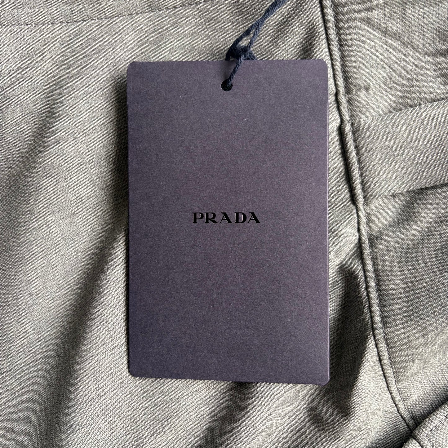 Prada Grigio Wool Trousers (46)