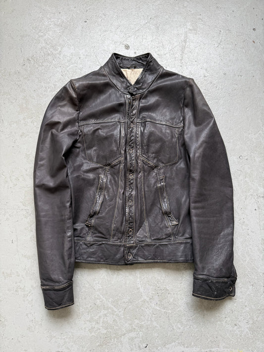 Giorgio Brato Leather Shirt (46)