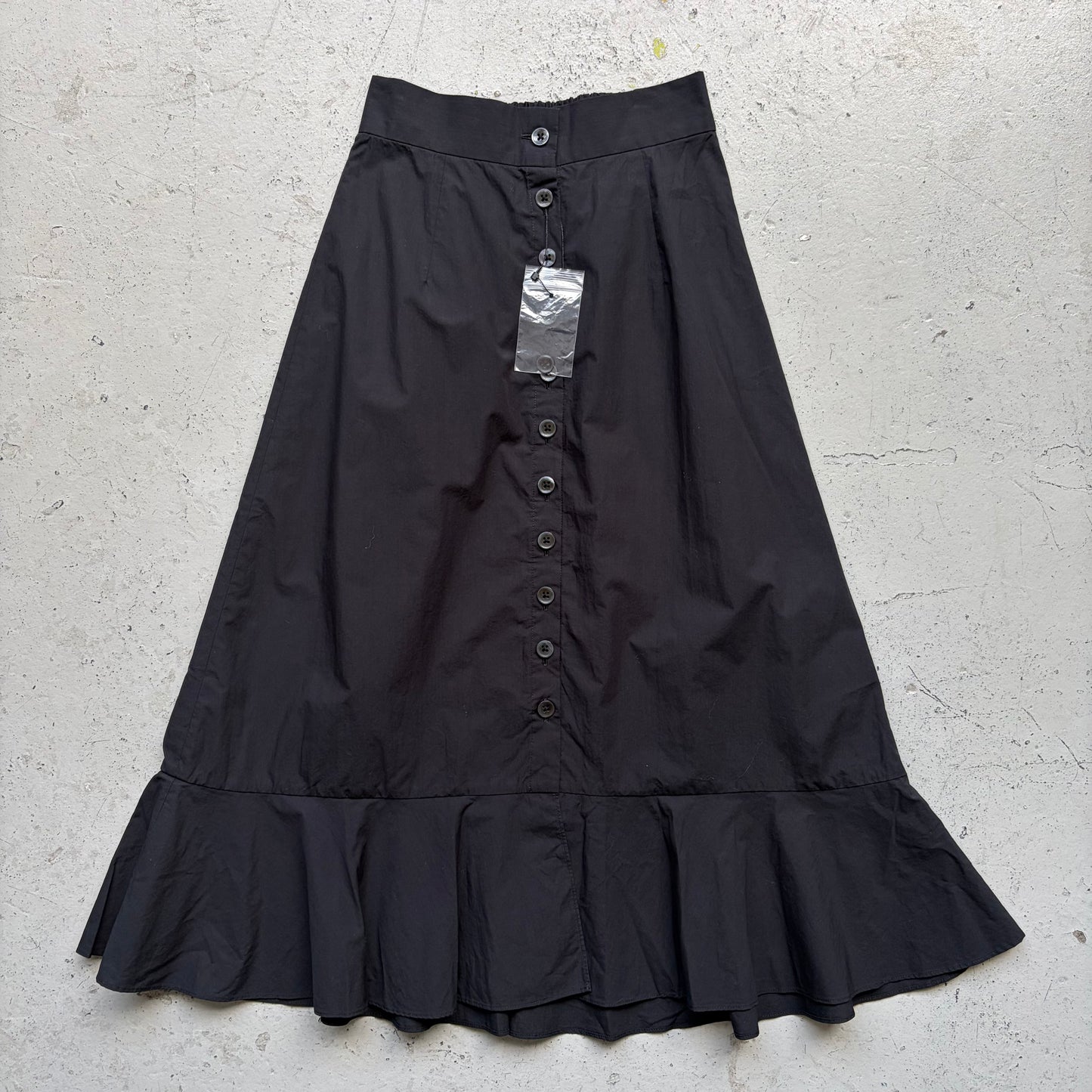 Hidden Gems SS24 Button Up Black Skirt (XS)