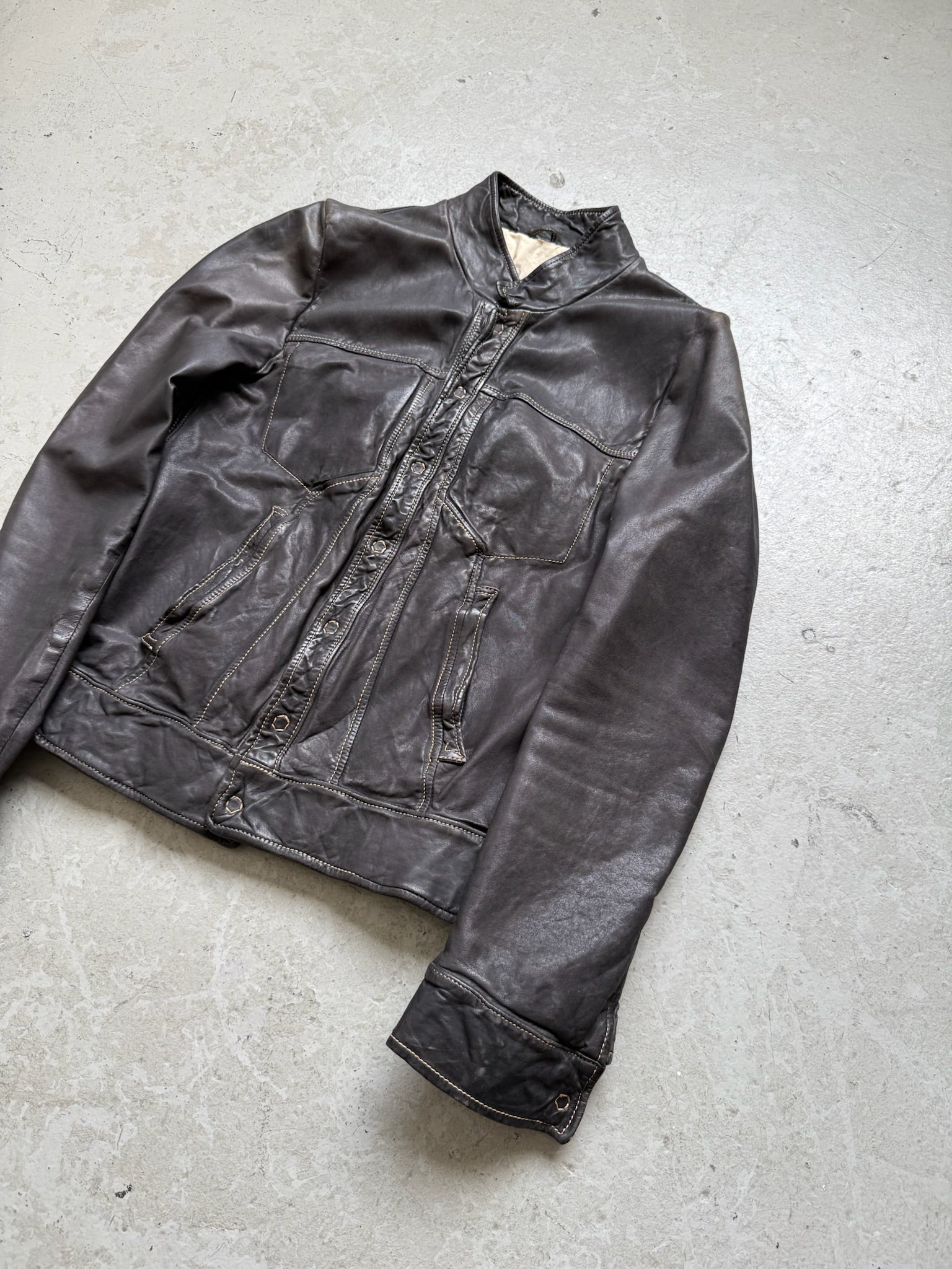 Giorgio Brato Leather Shirt (46) – marco sqrd