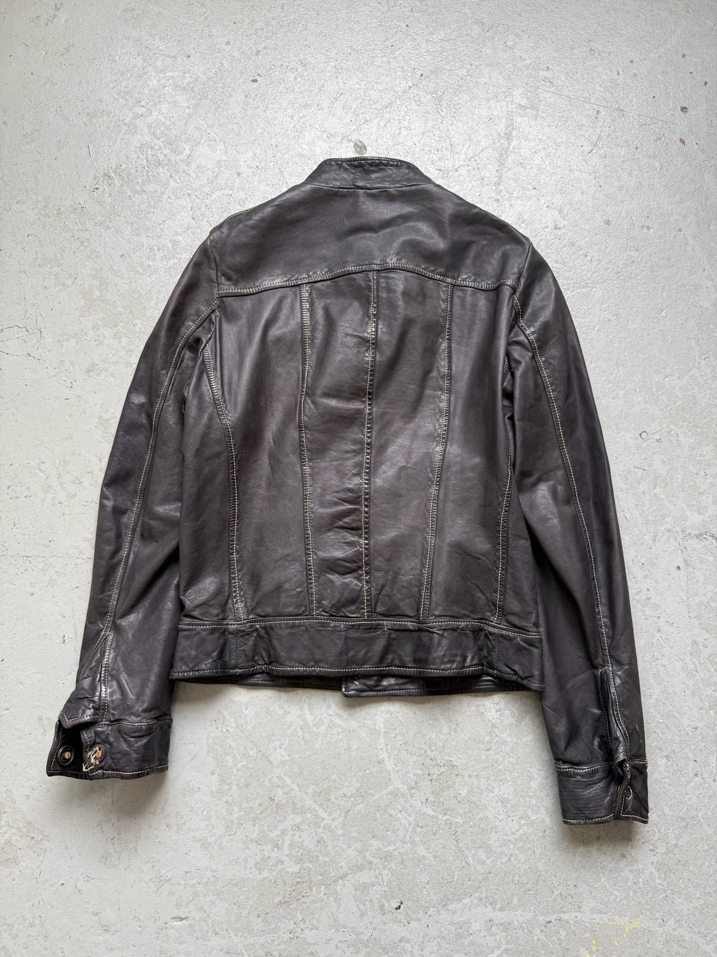 Giorgio Brato Leather Shirt (46)