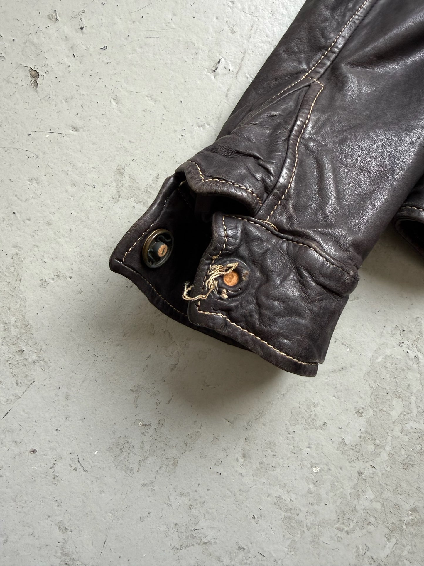 Giorgio Brato Leather Shirt (46)