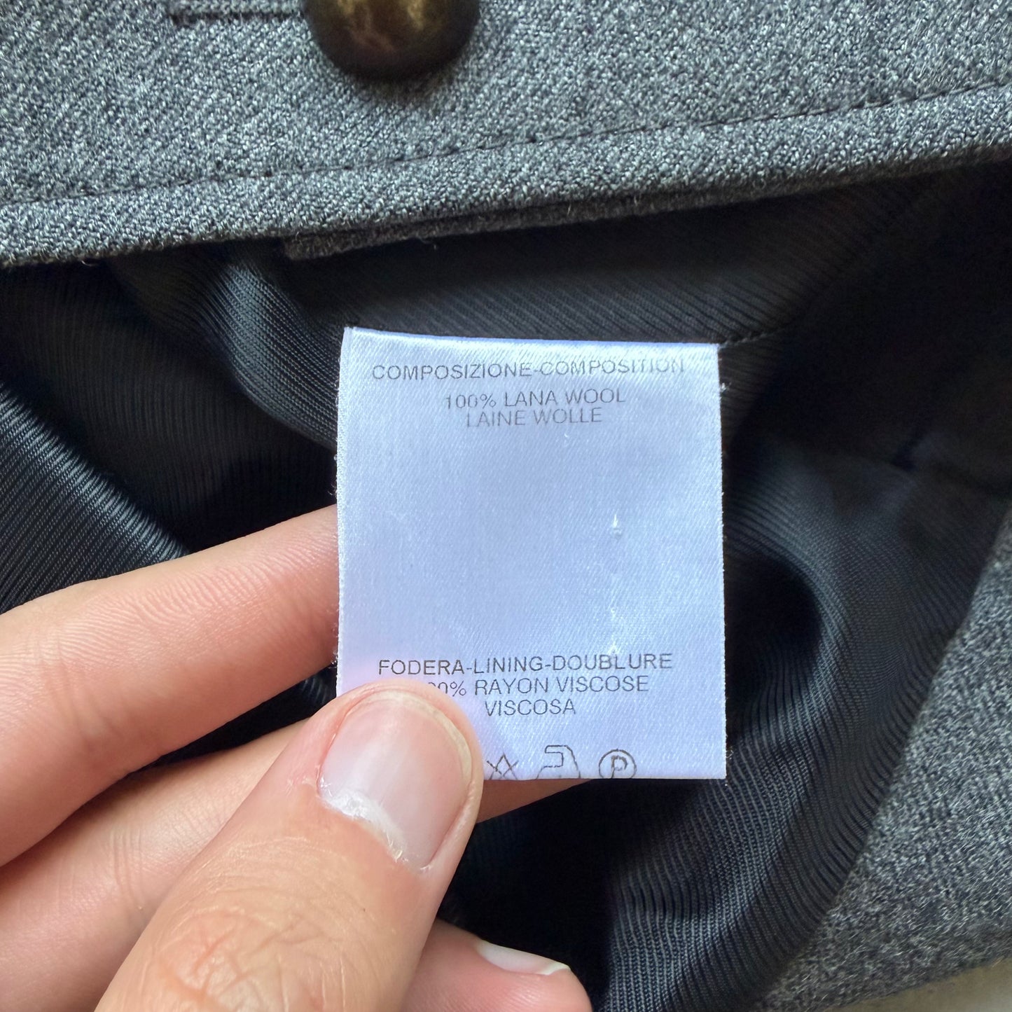Balenciaga Cropped Grey Napoleon Jacket (38)