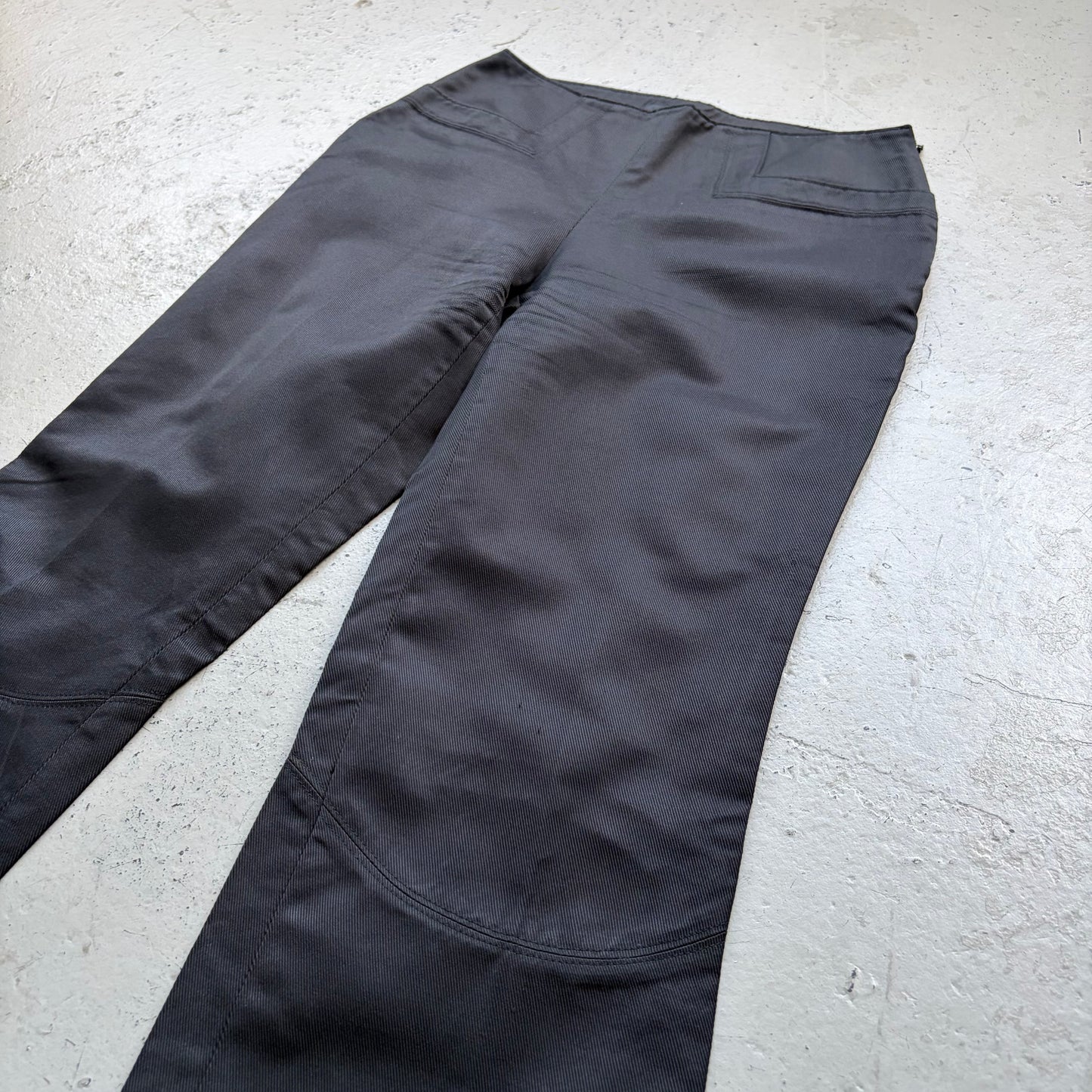 Gucci FW03 Tom Ford Buckle Flared Black Pants (38)