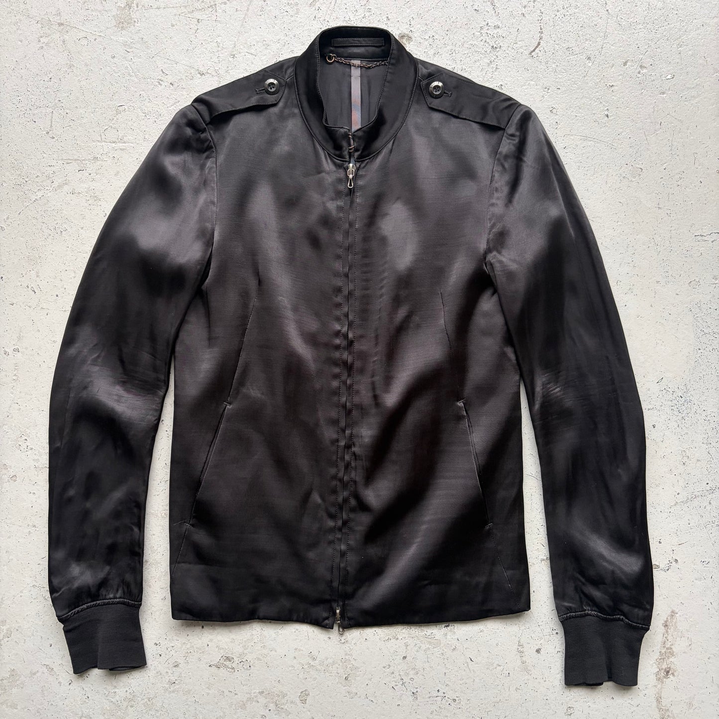 Kazuyuki Kumagai Attachment Black Zip Up Jacket (1)