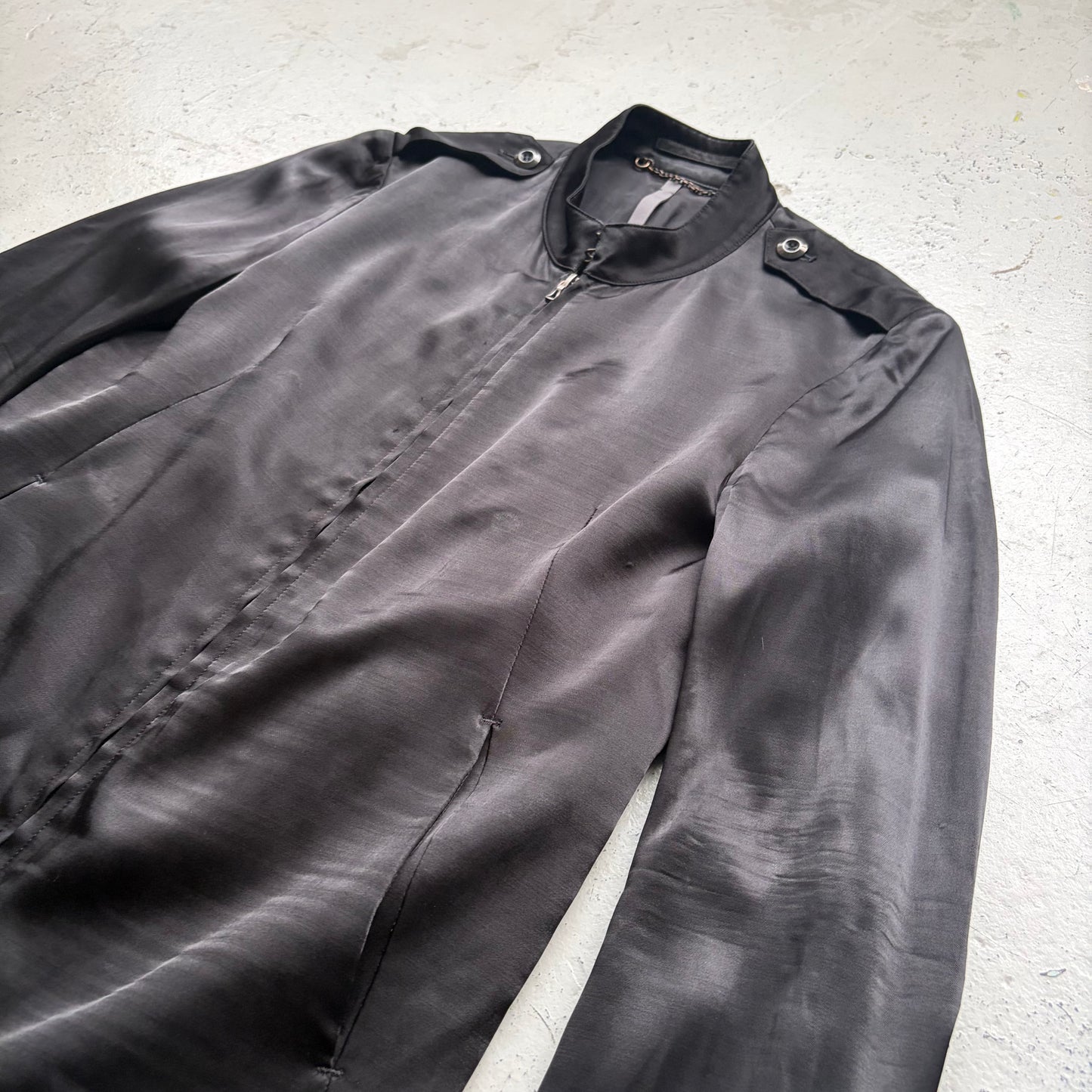 Kazuyuki Kumagai Attachment Black Zip Up Jacket (1)