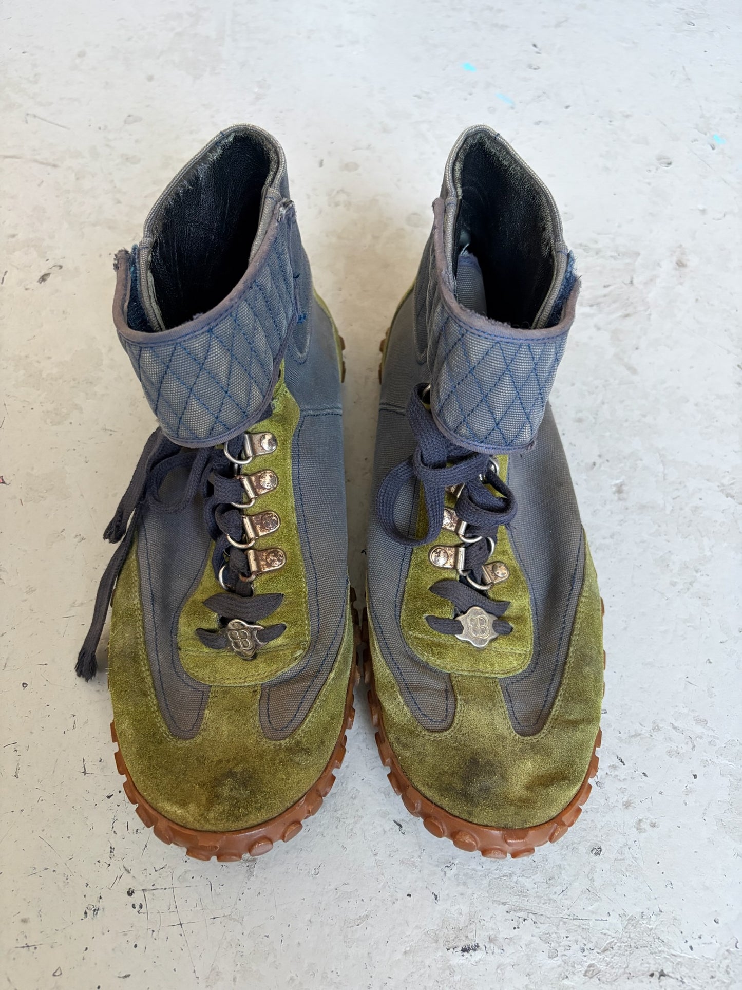 Balenciaga Paris By Nicolas Ghesquiere High Top Sude Trainers (43)