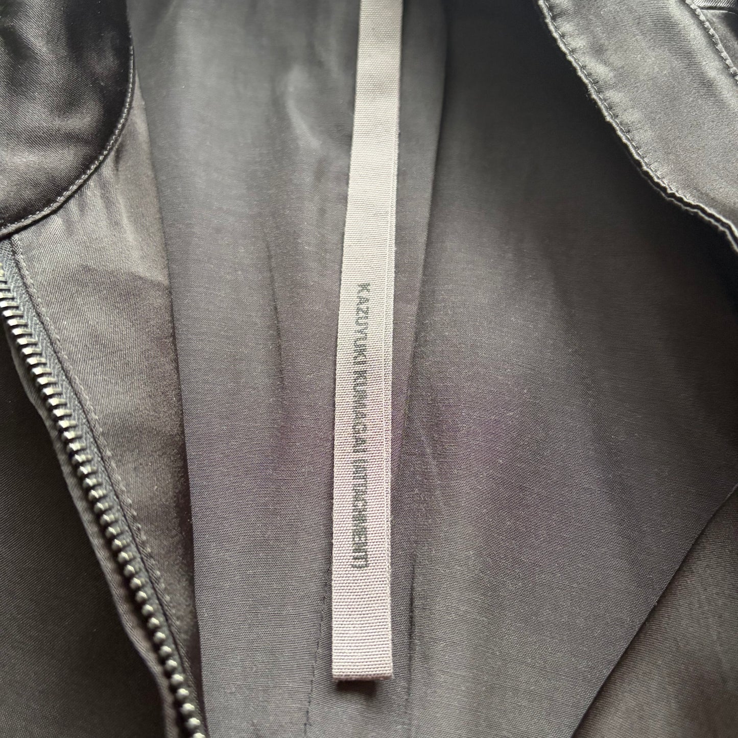 Kazuyuki Kumagai Attachment Black Zip Up Jacket (1)