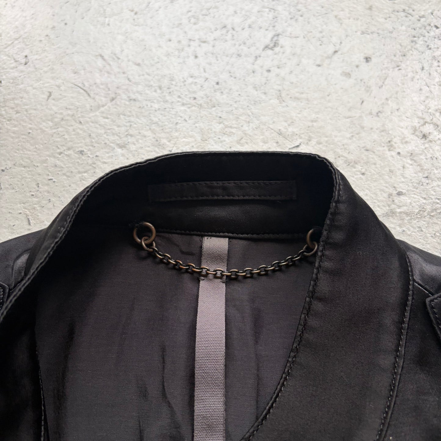 Kazuyuki Kumagai Attachment Black Zip Up Jacket (1)