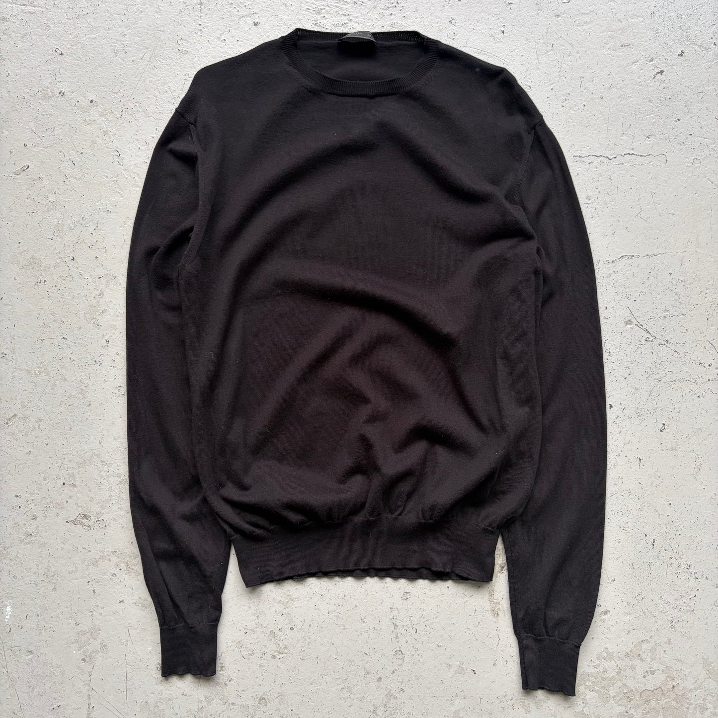 Prada Black Cotton Sweater (48)