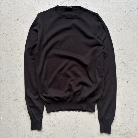 Prada Black Cotton Sweater (48)