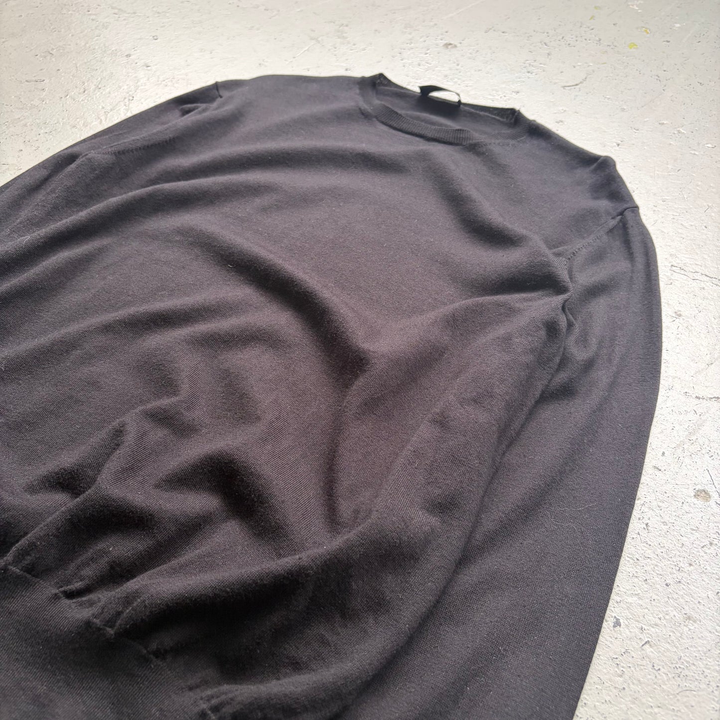 Prada Black Cotton Sweater (48)