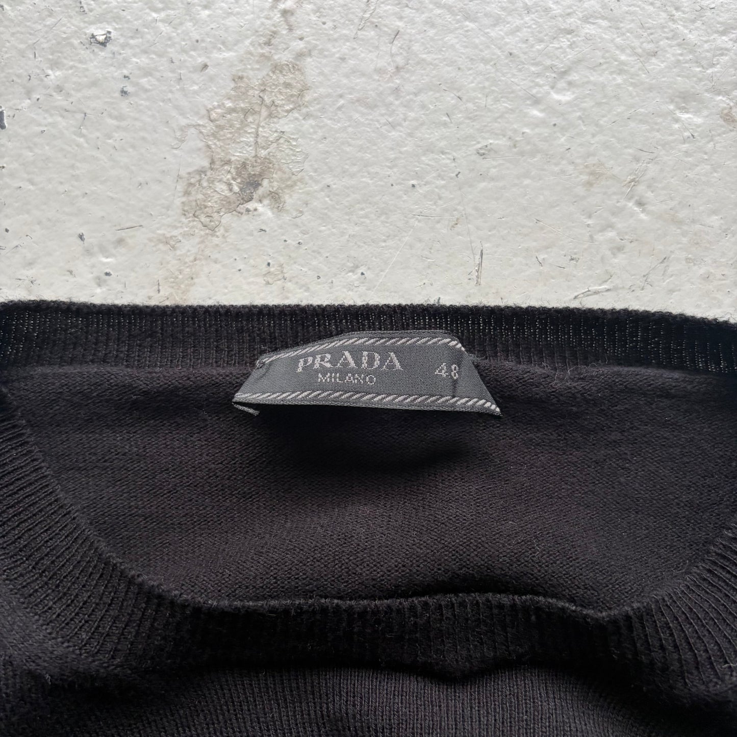 Prada Black Cotton Sweater (48)