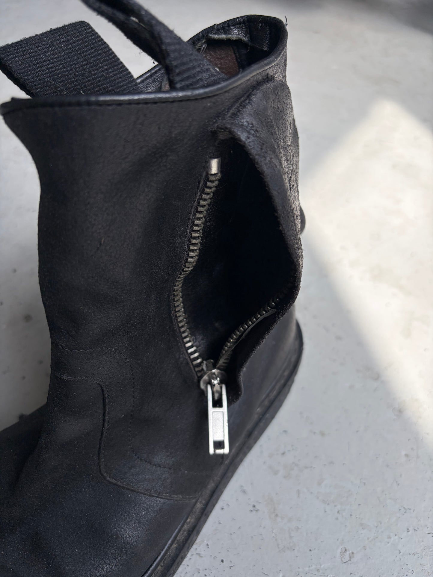 Rick Owens FW09 Crust Pull On Creeper Boots (42.5)