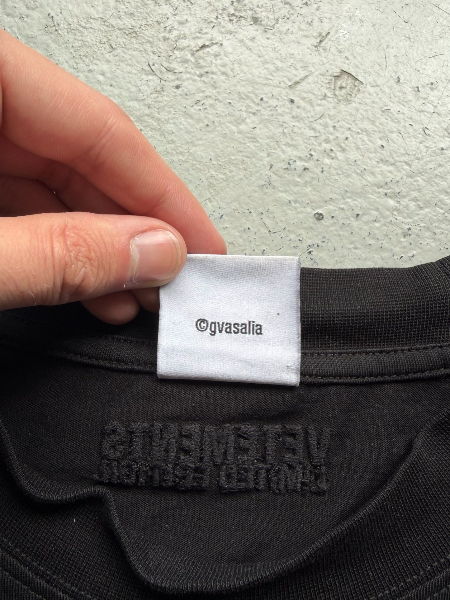 Vetements Over Priced Black Short Sleeve Shirt (M)