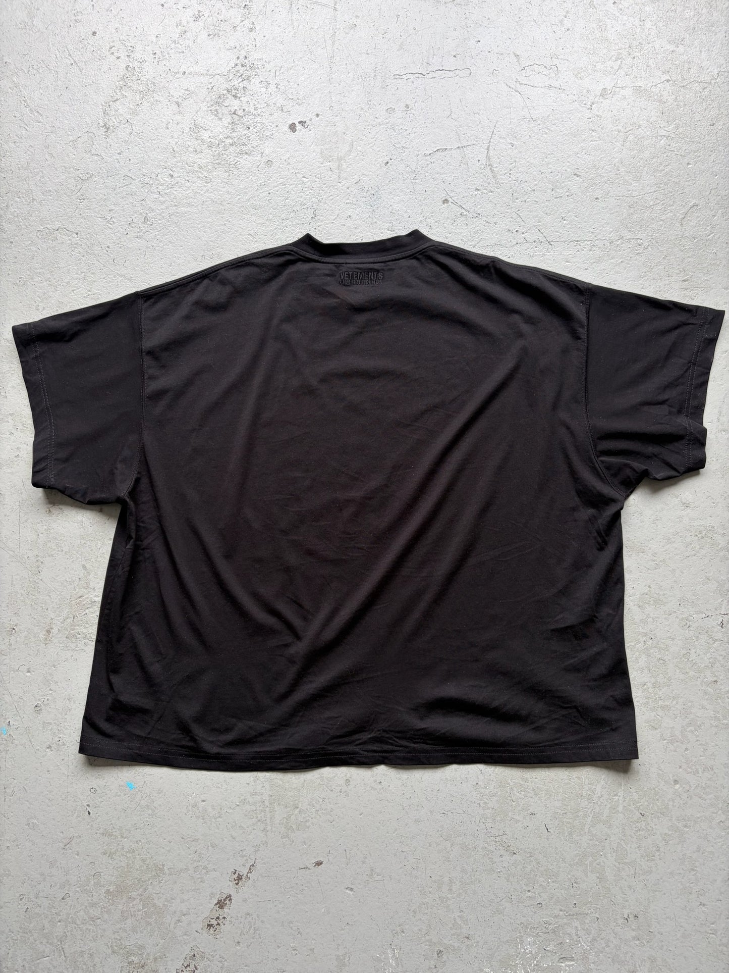 Vetements Over Priced Black Short Sleeve Shirt (M)