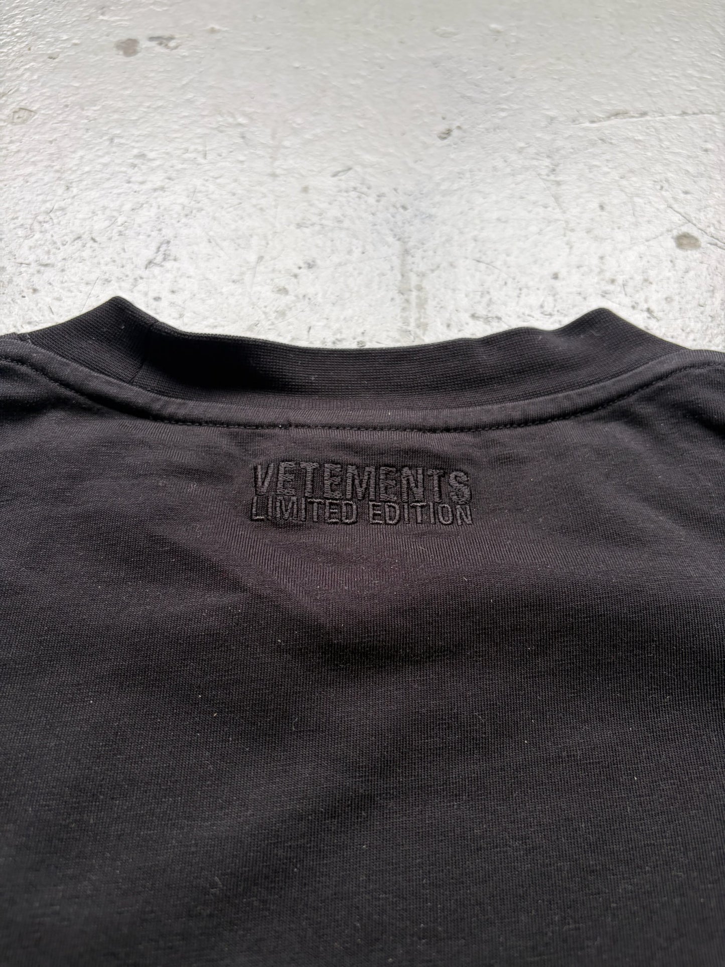 Vetements Amsterdam Black Zip Up (XL)