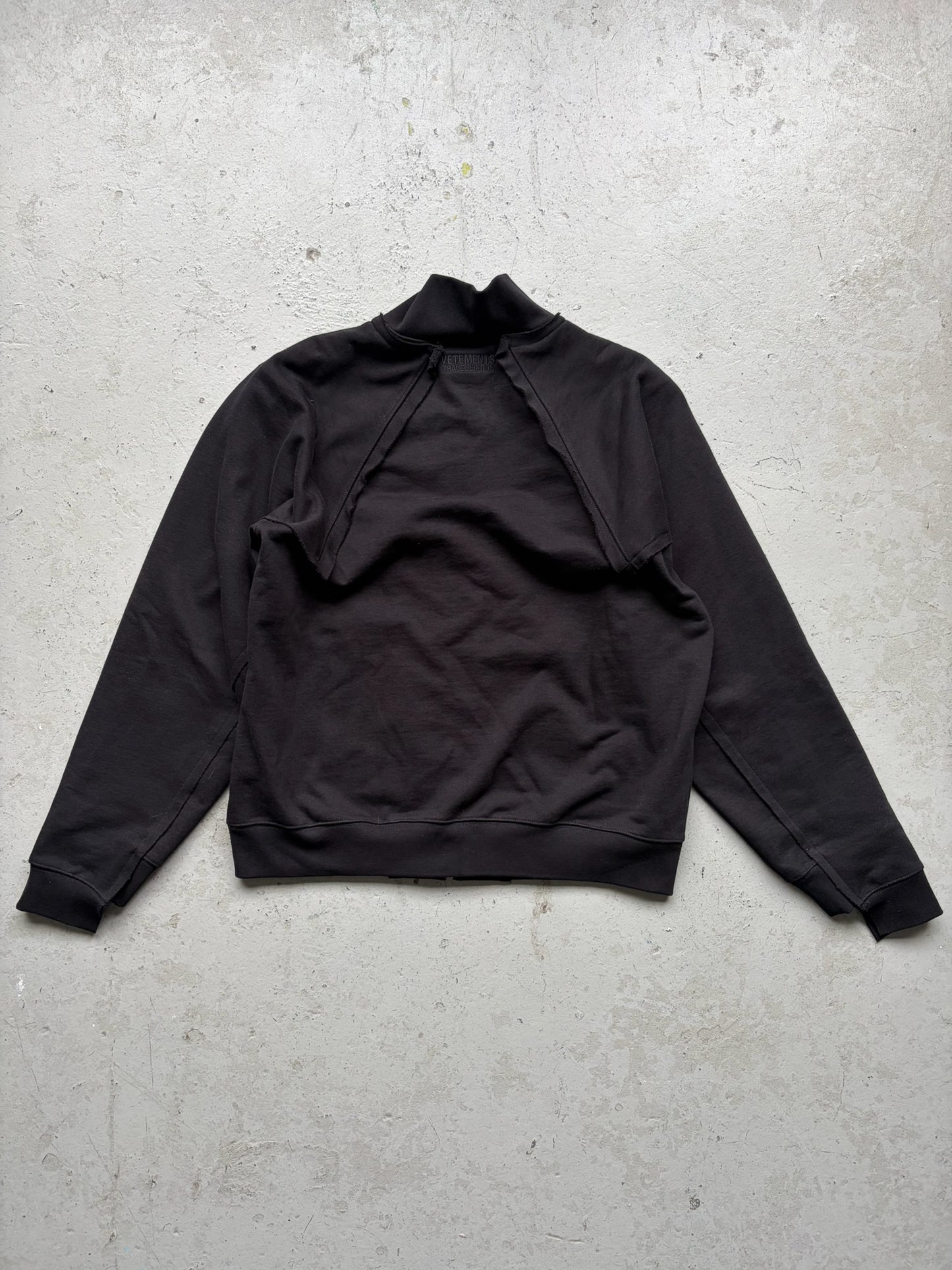 Vetements Amsterdam Black Zip Up (XL)