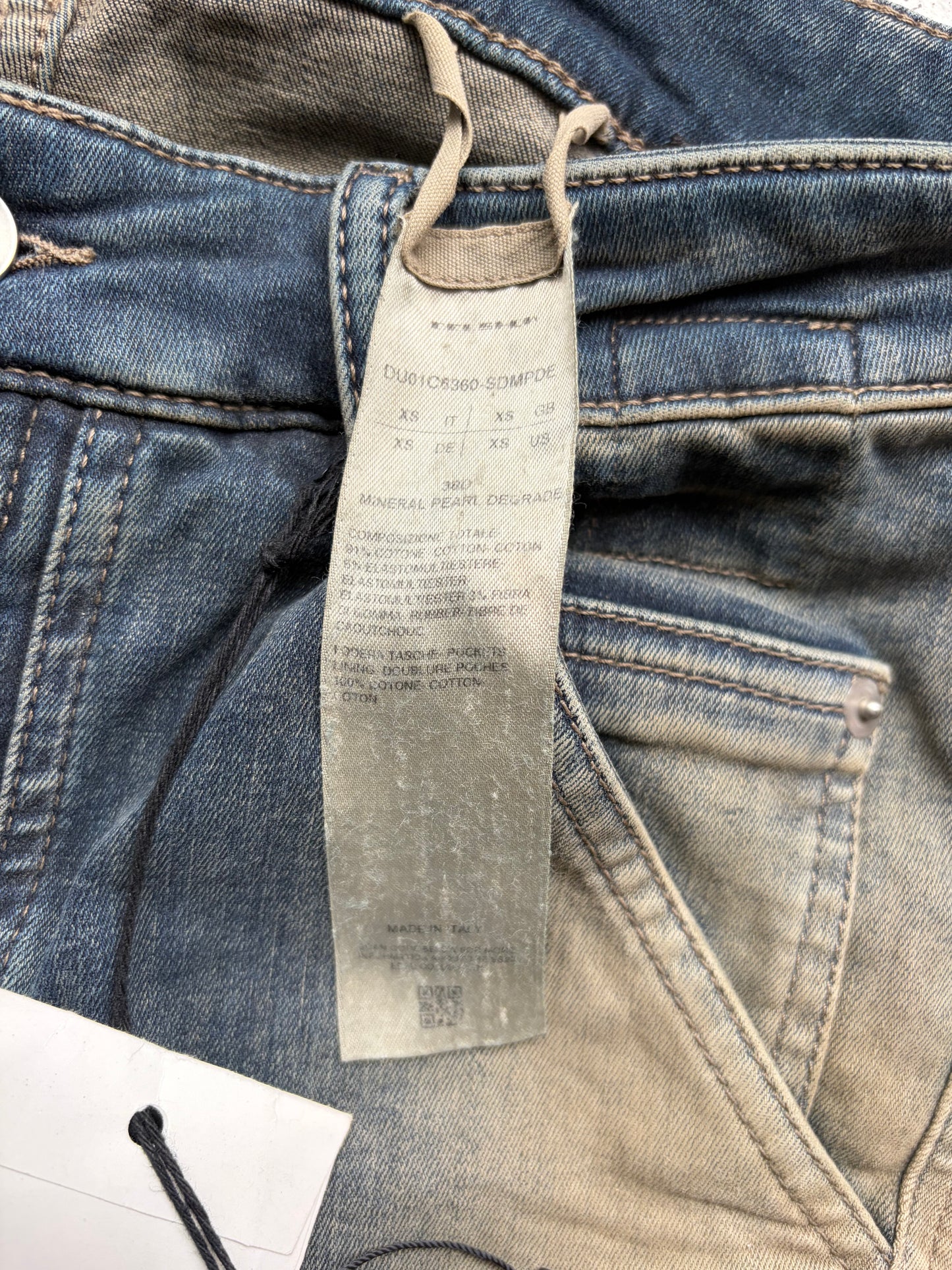 Rick Owens DRKSHDW Mineral Pearl Degrade Nagakin Bottoms (XS)