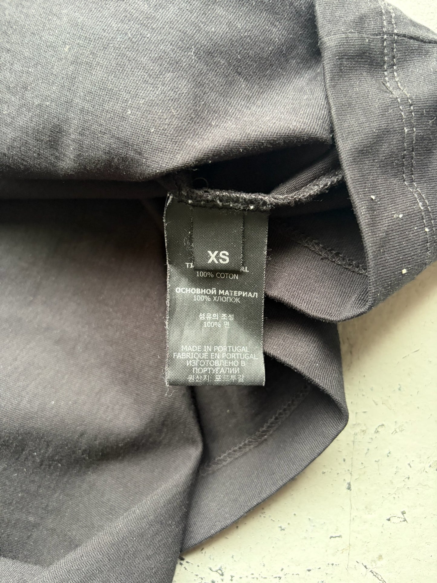 Vetements Logo Label Black Short Sleeve (L)