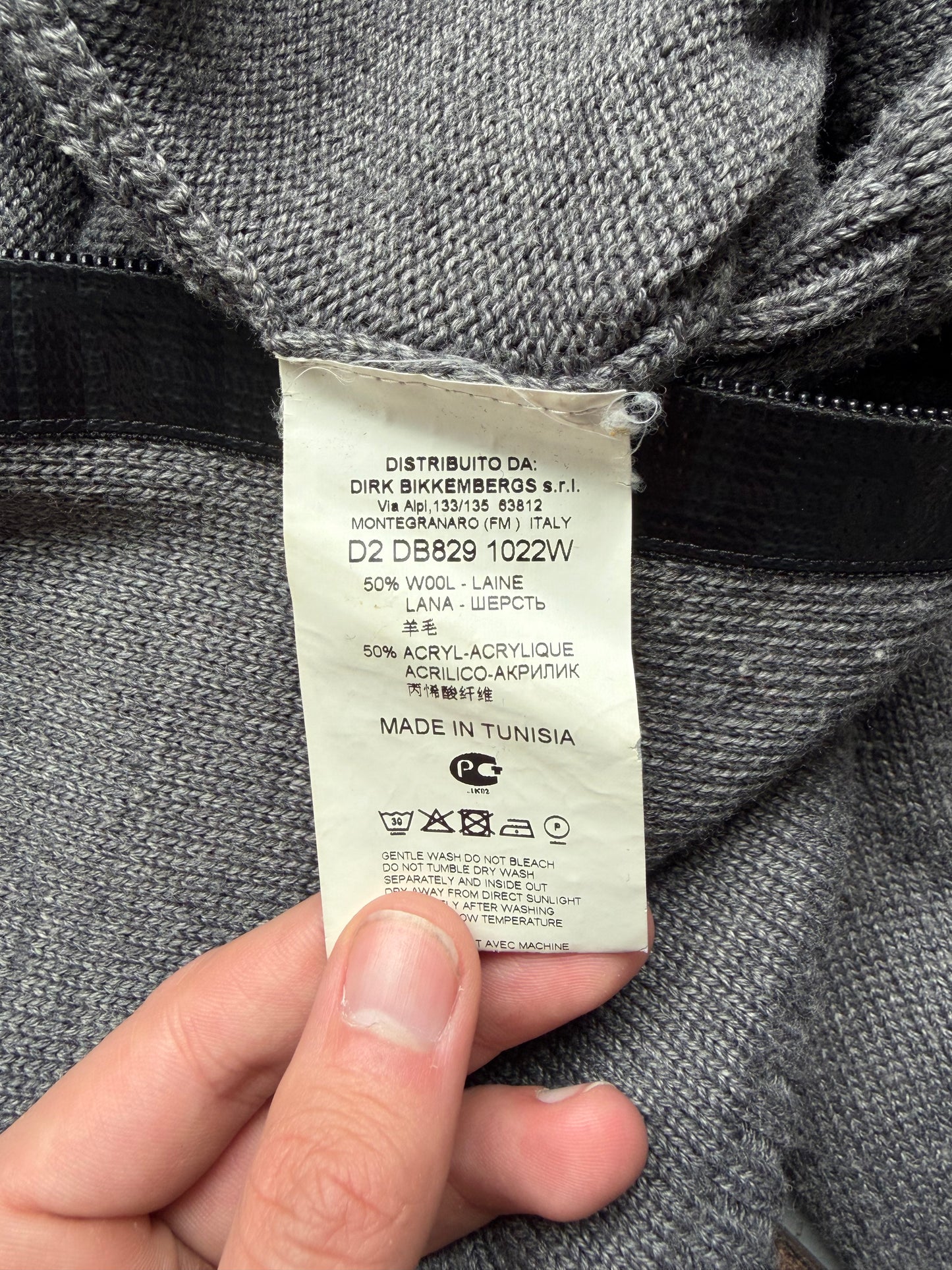 Dirk Birkkenbergs Grey Zip Up Hoodie (3XL)