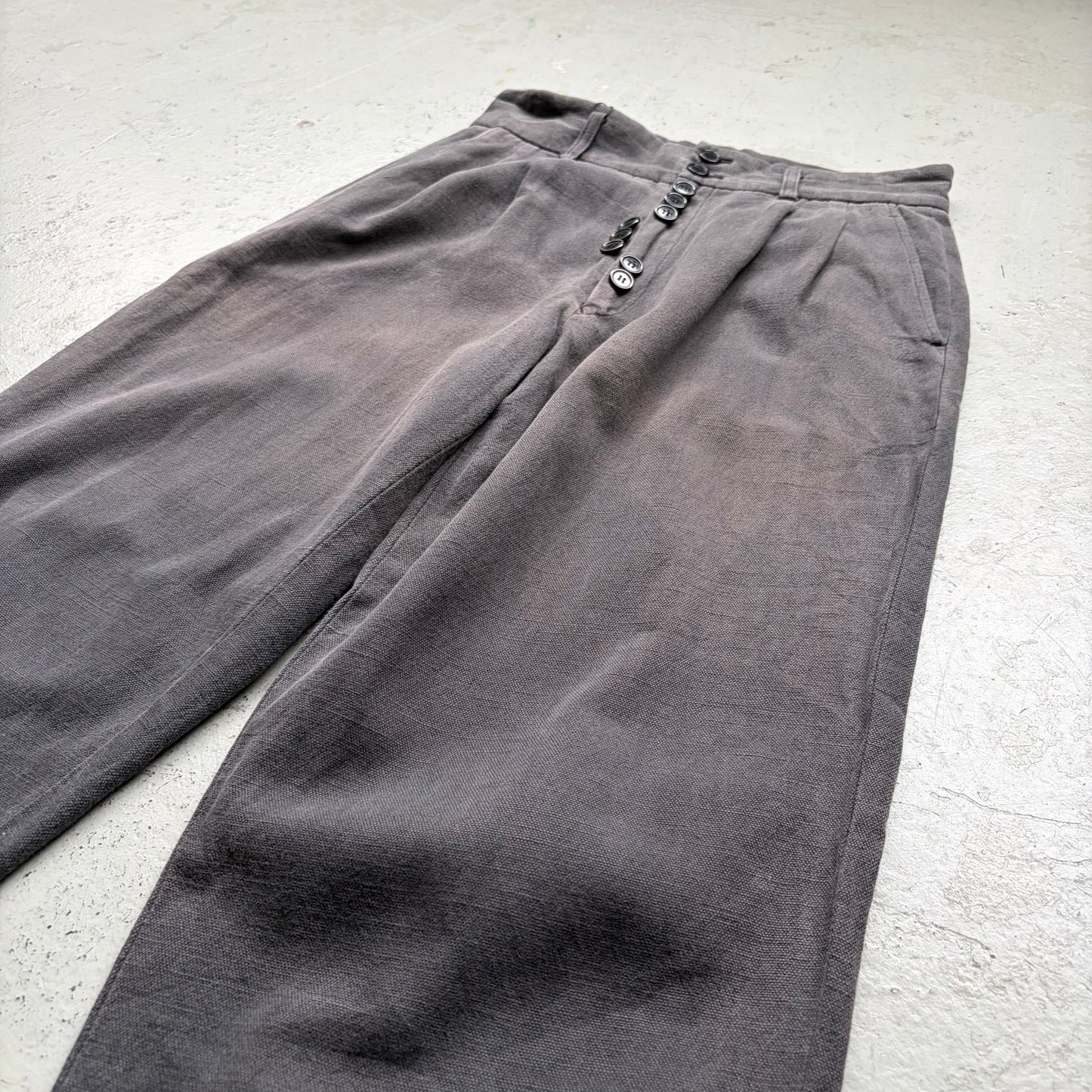 Comme Des Garcons 80's Canvas Button Bottoms (M)
