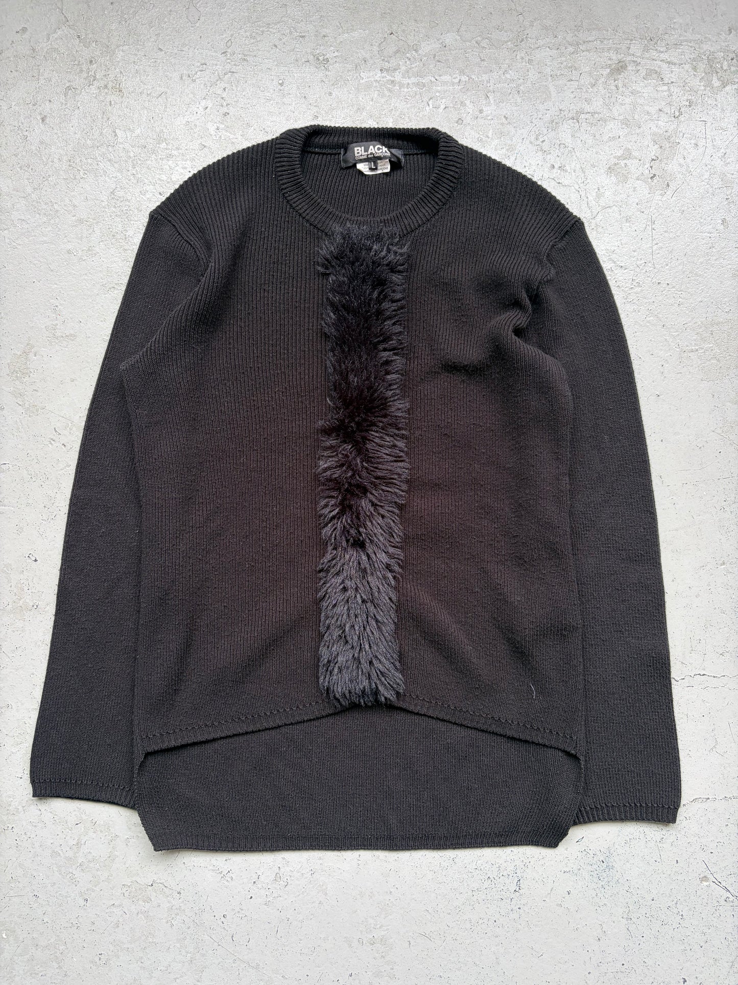 Comme Des Garcons Black 2023 Ribbed Sweater (L)