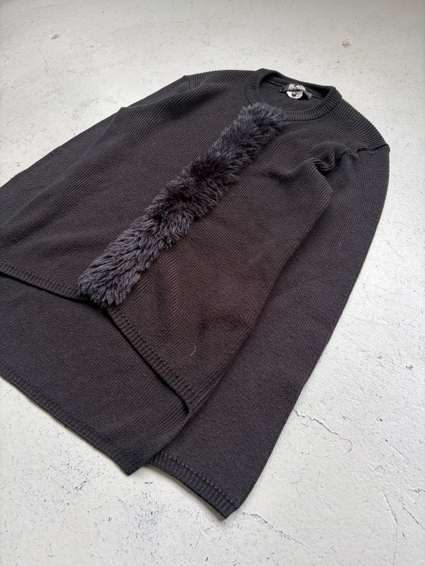 Comme Des Garcons Black 2023 Ribbed Sweater (L)