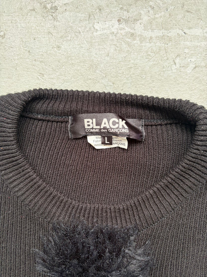 Comme Des Garcons Black 2023 Ribbed Sweater (L)