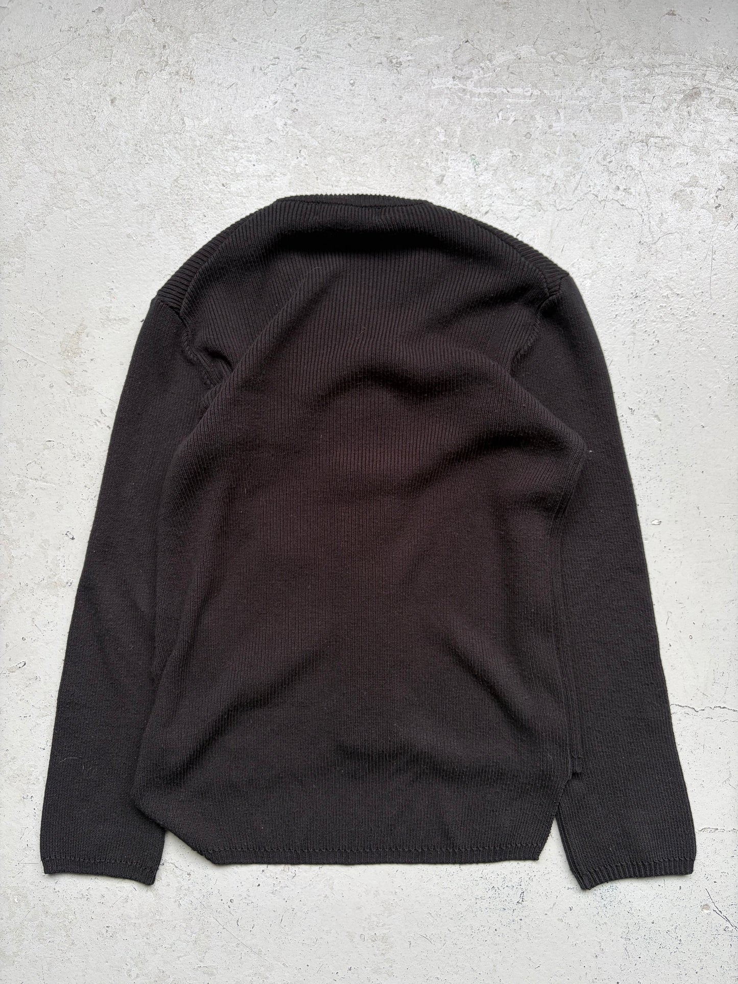 Comme Des Garcons Black 2023 Ribbed Sweater (L)