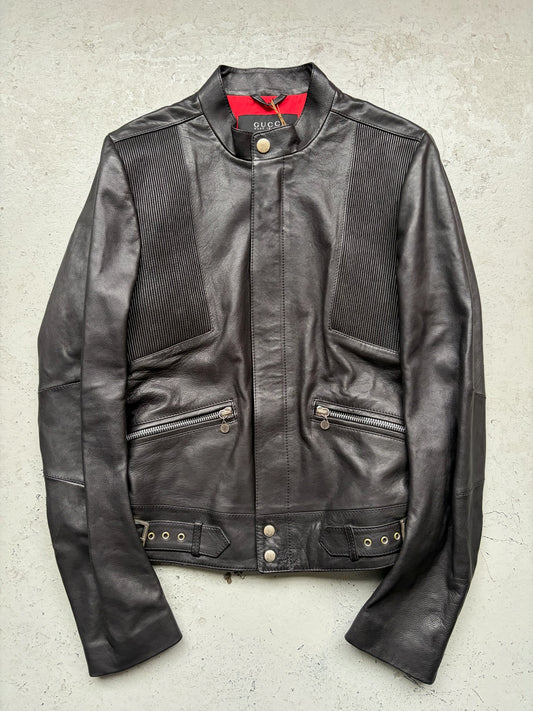 Gucci 09SS Leather Jacket (46)